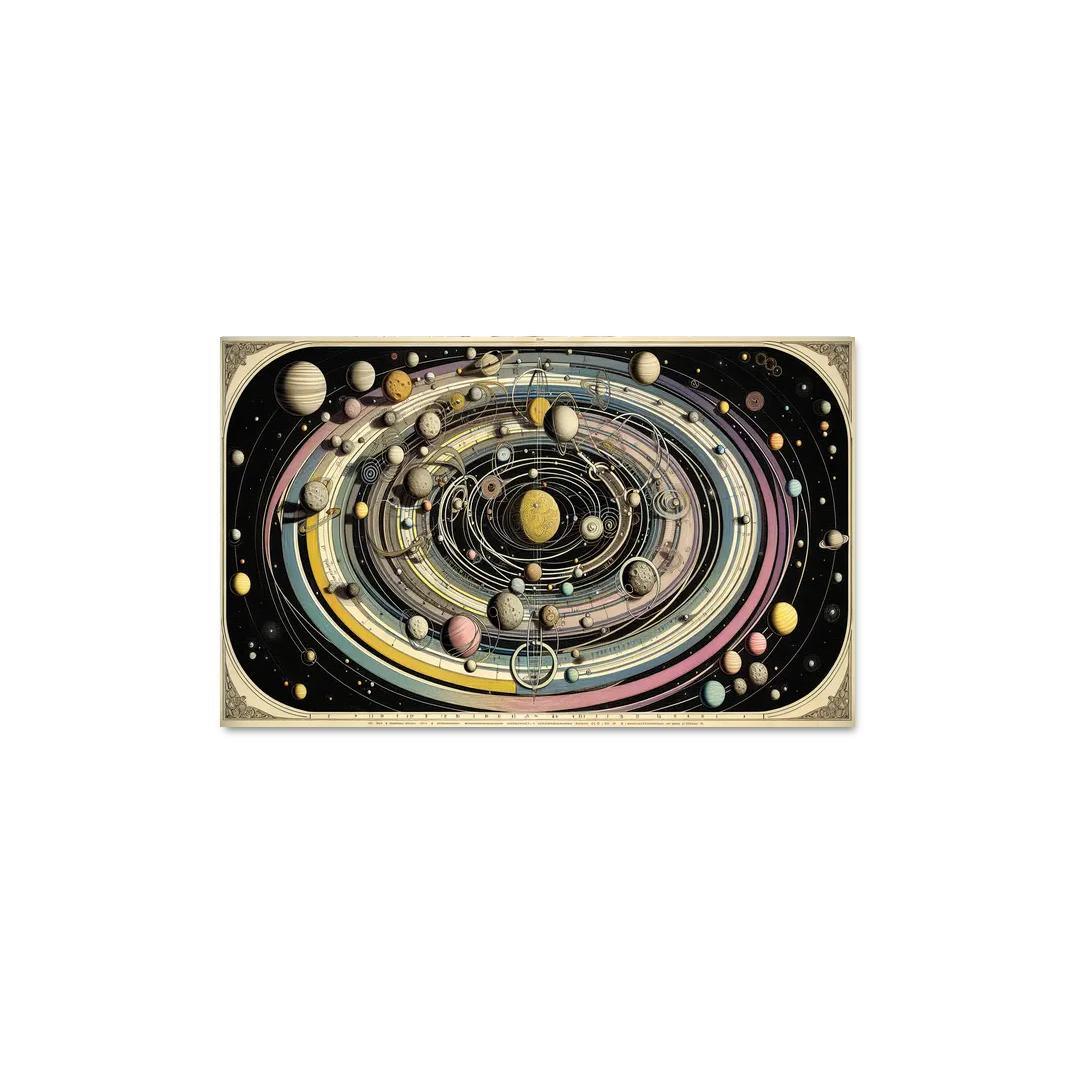 The Harmony Of Celestial Mechanics Abstract Paintings Frame