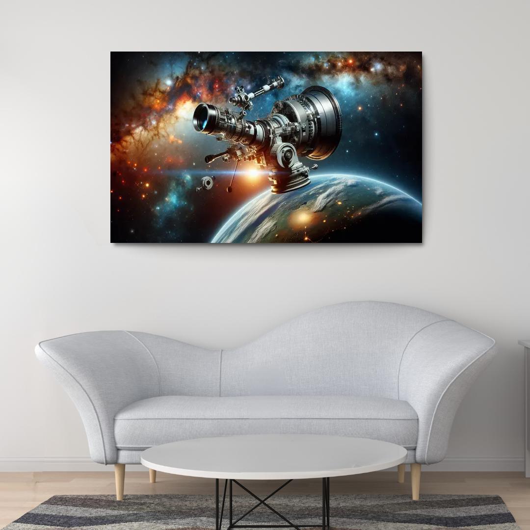 The Wonders Of Space Telescopes Abstract Paintings Frame