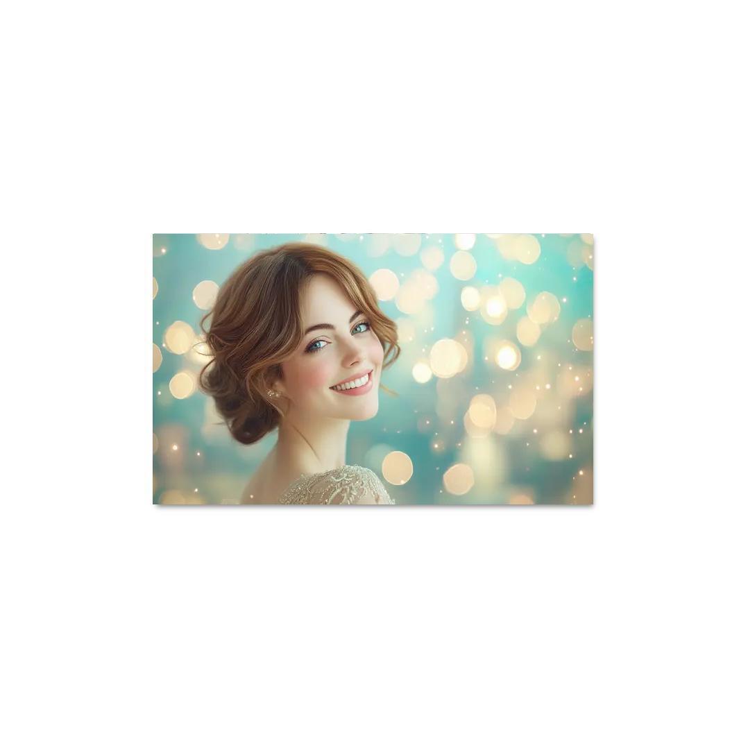Emma Stone Shining Bright In The La La Land Of Dreams Framed Paintings