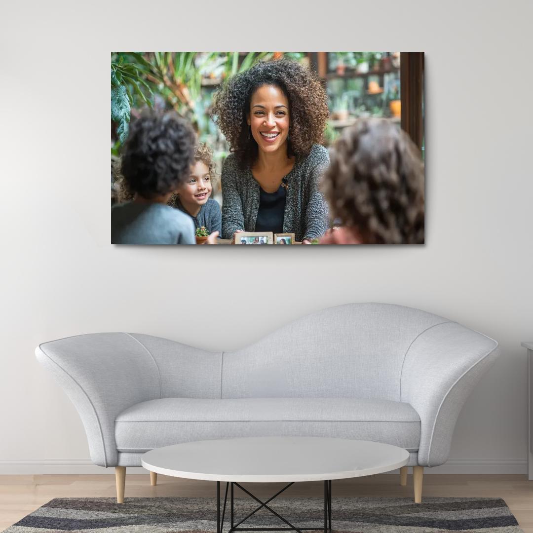 The Legacy Of Love Passing Down Values Custom Paintings Frame