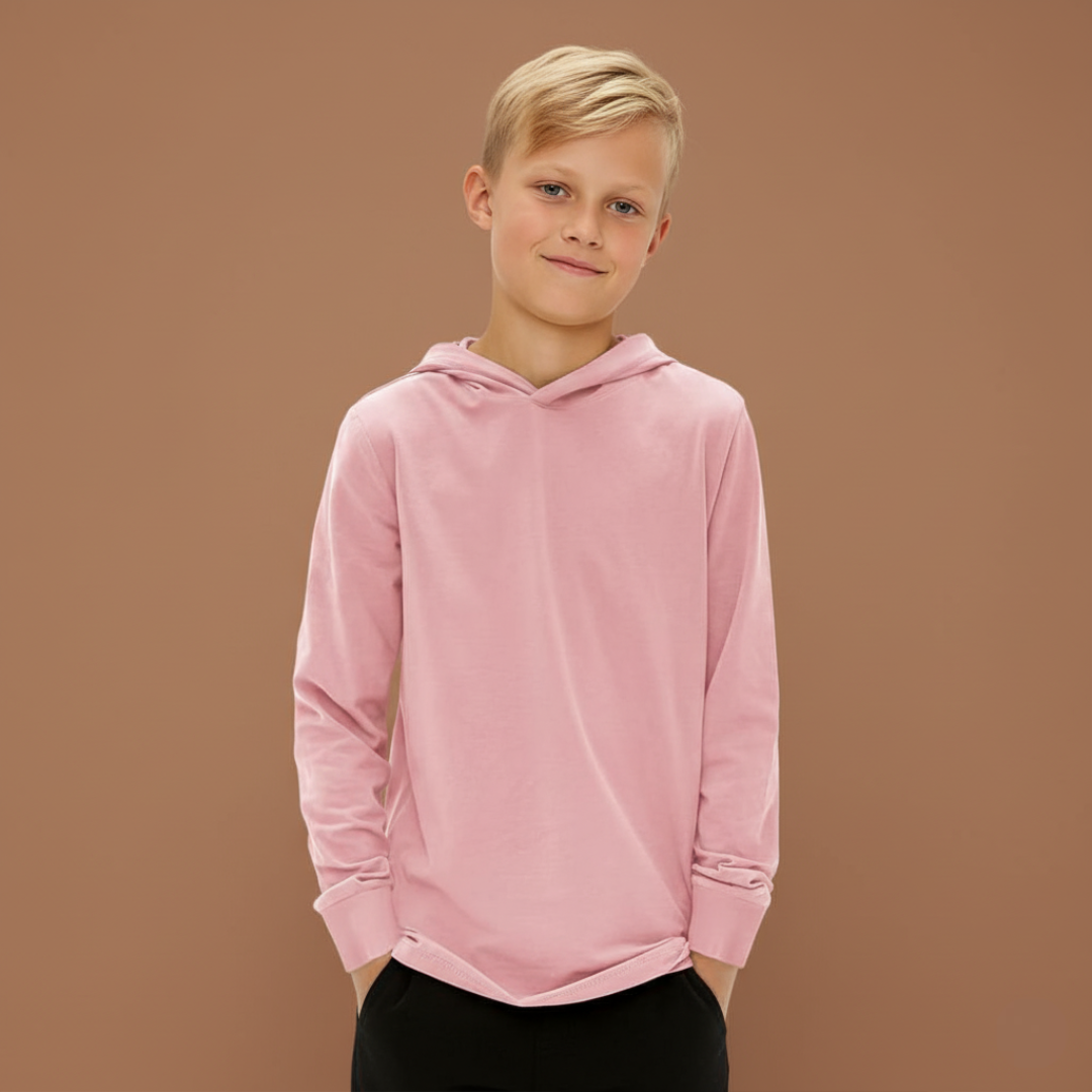 Boys Long Sleeve Hooded Sweatshirt