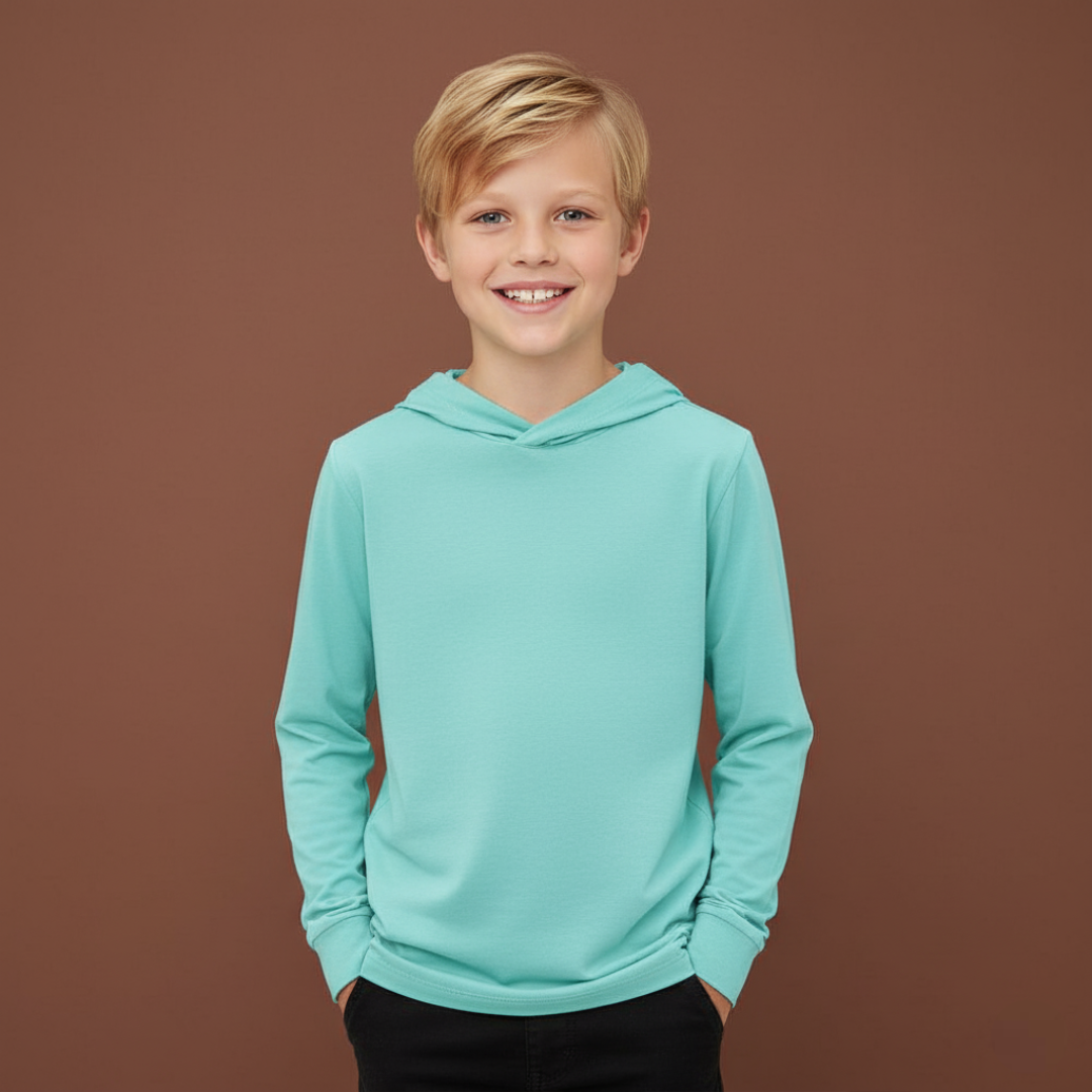 Boys Long Sleeve Hooded Sweatshirt