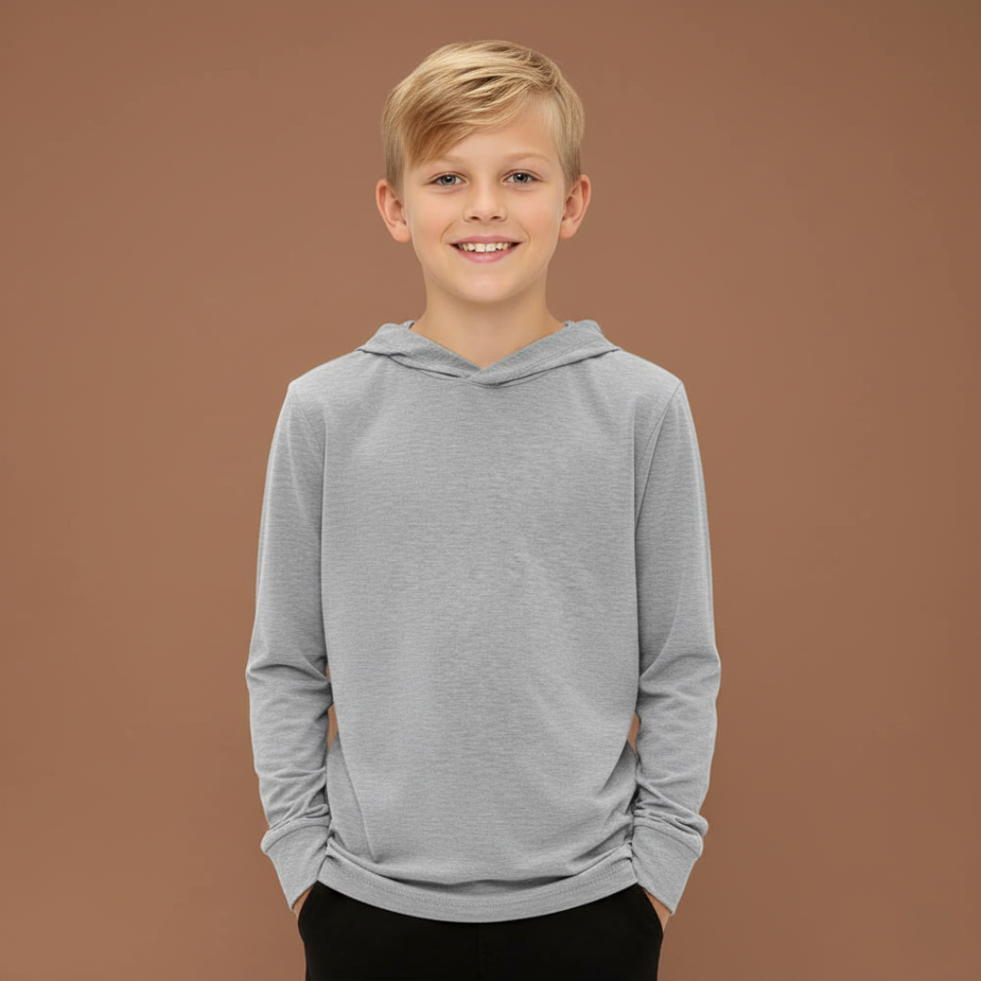 Boys Long Sleeve Hooded Sweatshirt