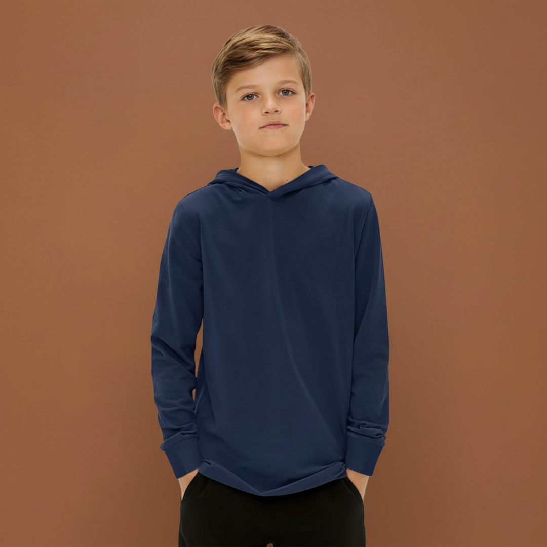 Boys Long Sleeve Hooded Sweatshirt