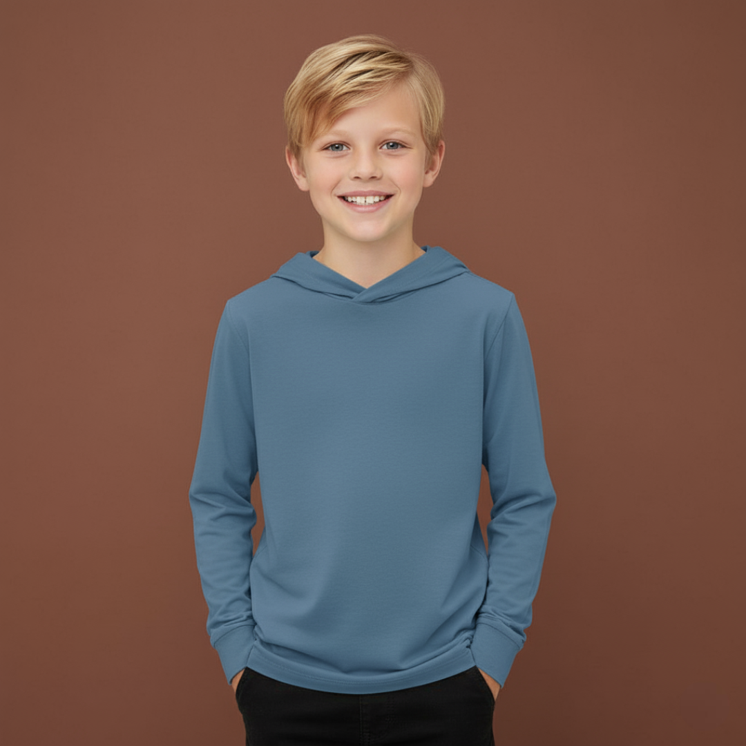 Boys Long Sleeve Hooded Sweatshirt
