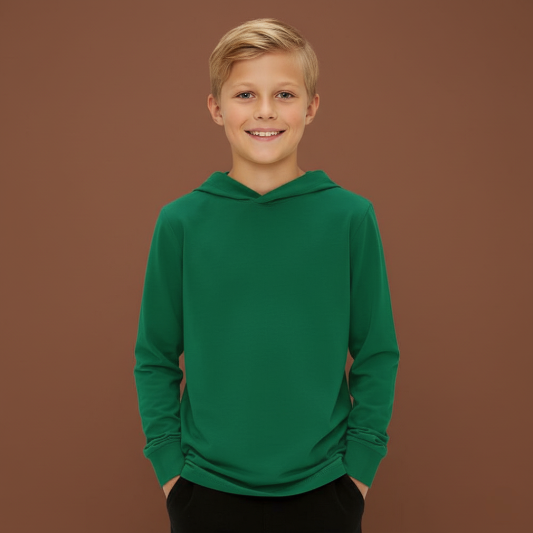 Boys Long Sleeve Hooded Sweatshirt