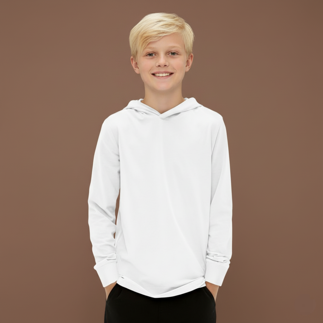 Boys Long Sleeve Hooded Sweatshirt