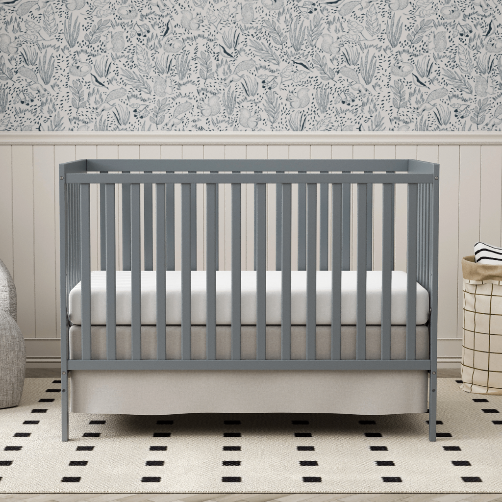 5 In 1 Convertible Toddler Bed In Natural Pinewood for Nursery