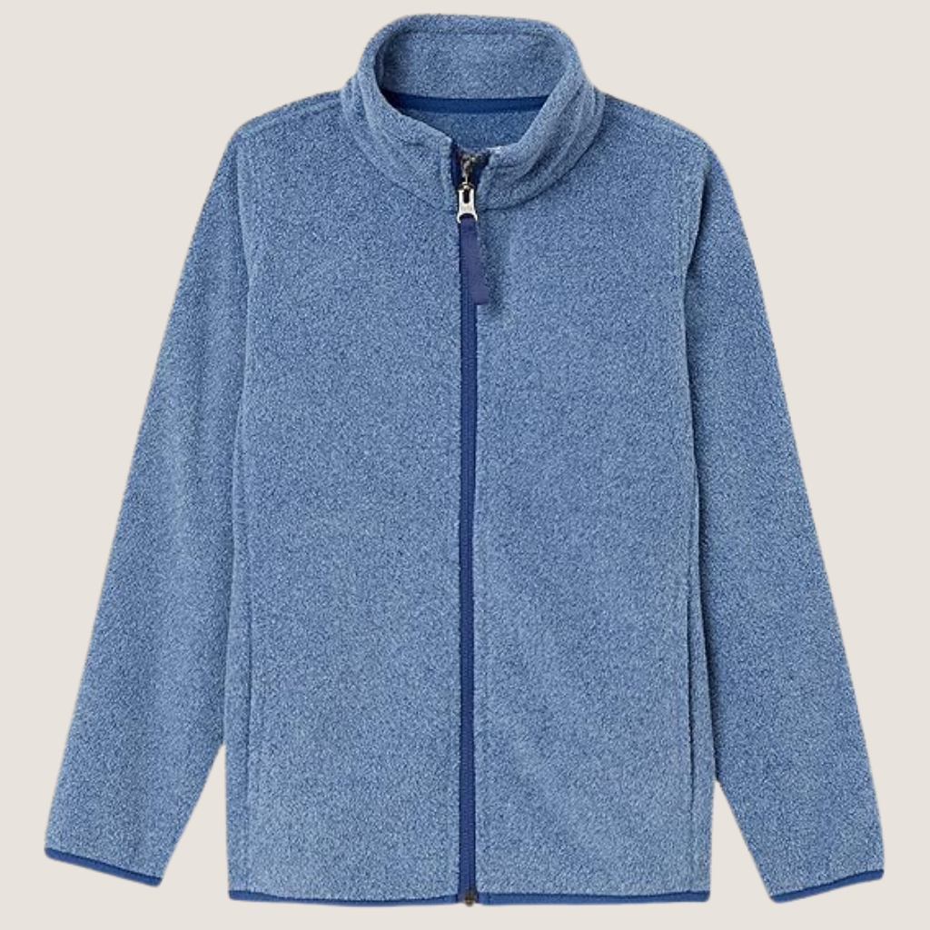 Soft Fleece Full Zip Mock Jacket