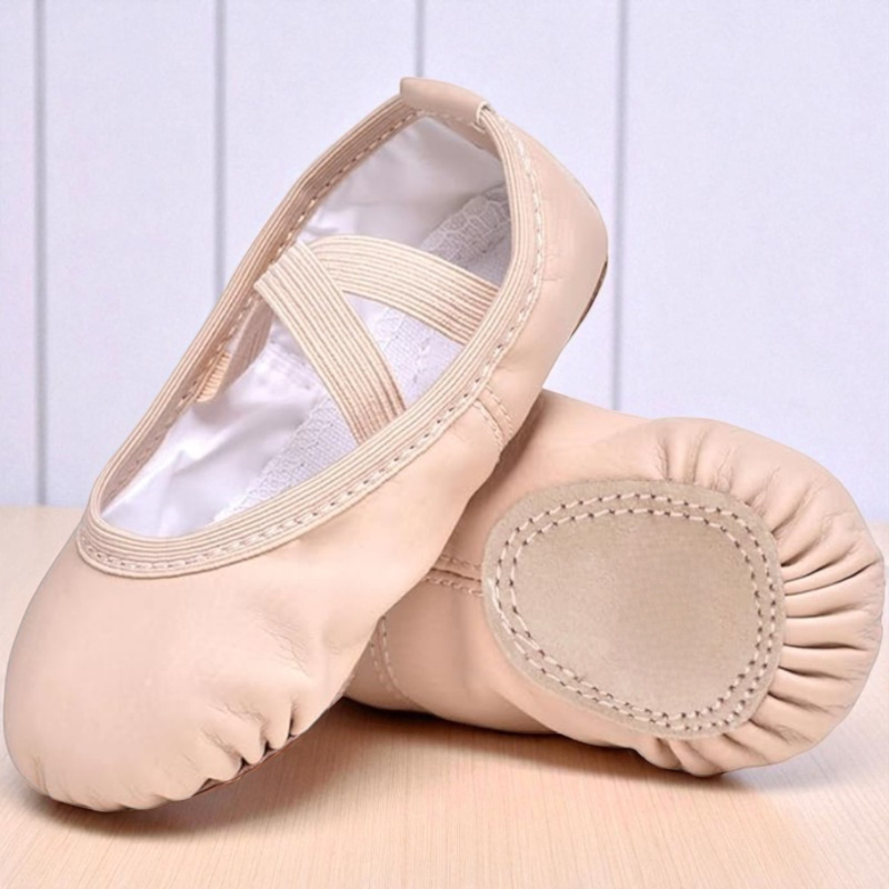 Ballet Soft Leather Dance Shoes For Toddler