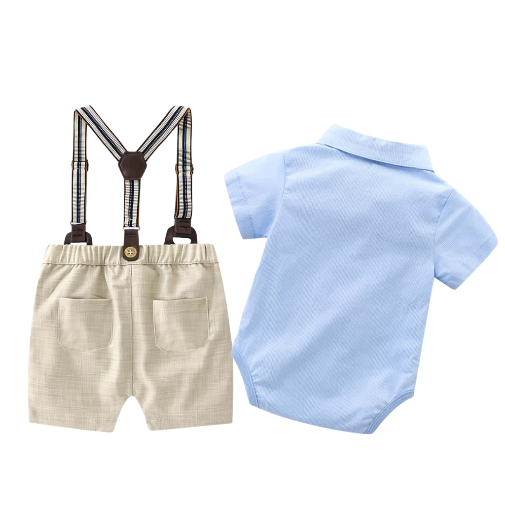 Short Sleeve Formal Shirt Shorts Set