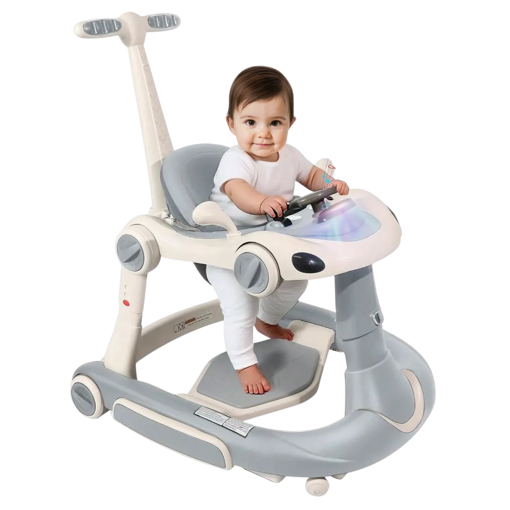 4 In 1 Foldable Music Combo Walker Jumper For Infants
