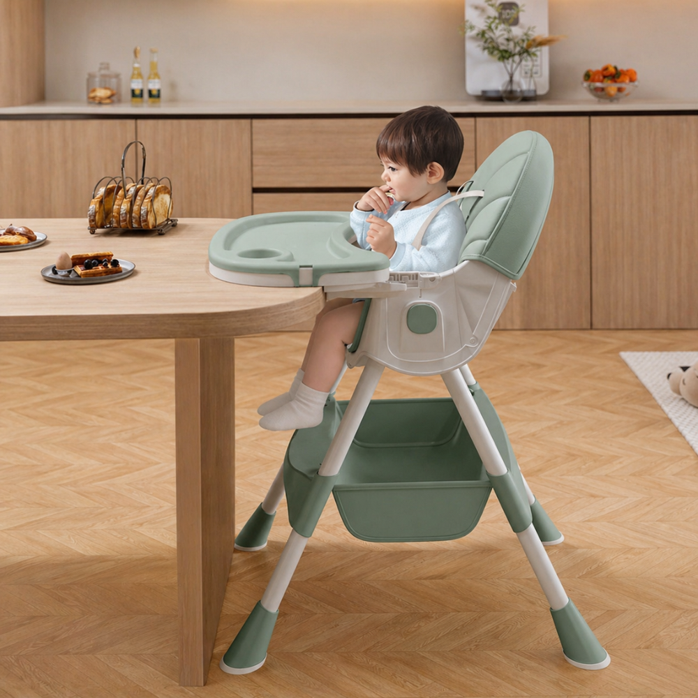 5 In 1 Convertible High Chair Foldable For Babies Toddlers