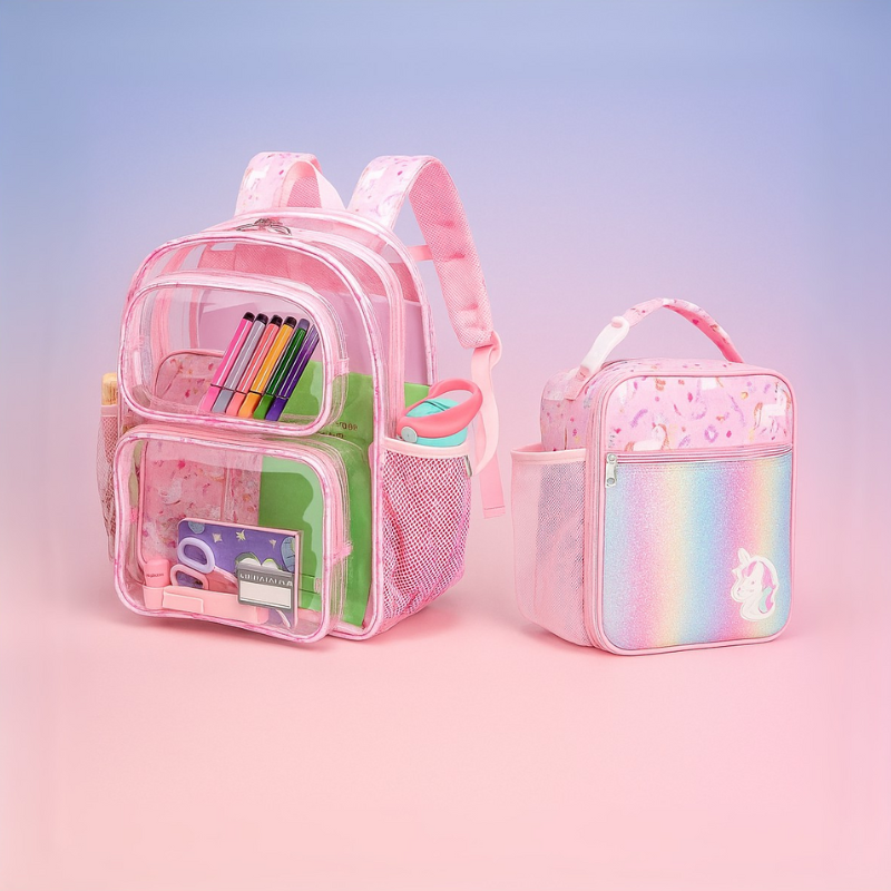 Kids Backpack and Lunch Bag Set