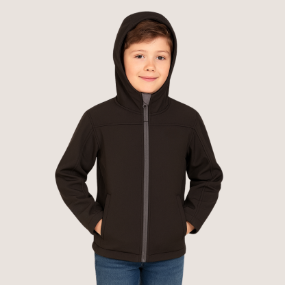 Mountain Warehouse Exodus Kids Softshell Jacket With Hood