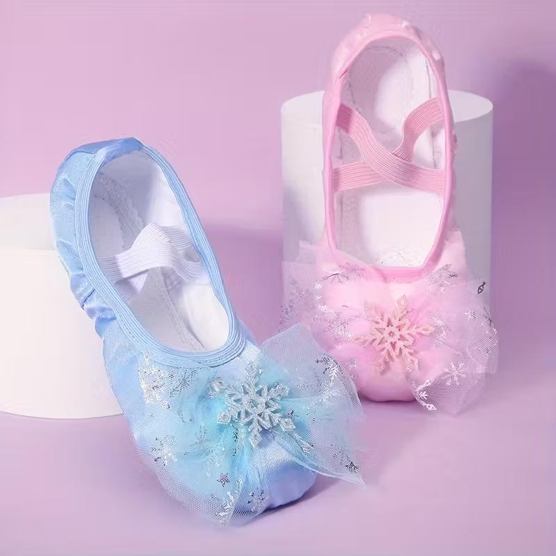 Soft Fabric Dance Shoes For Girls Daily Practice