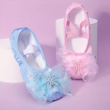 Soft Fabric Dance Shoes For Girls Daily Practice