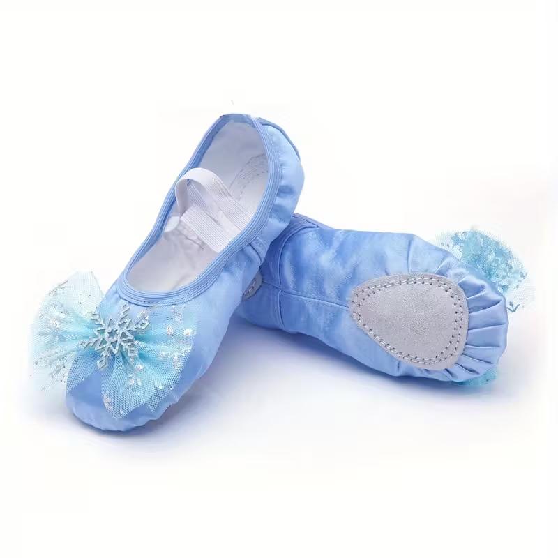 Soft Fabric Dance Shoes For Girls Daily Practice