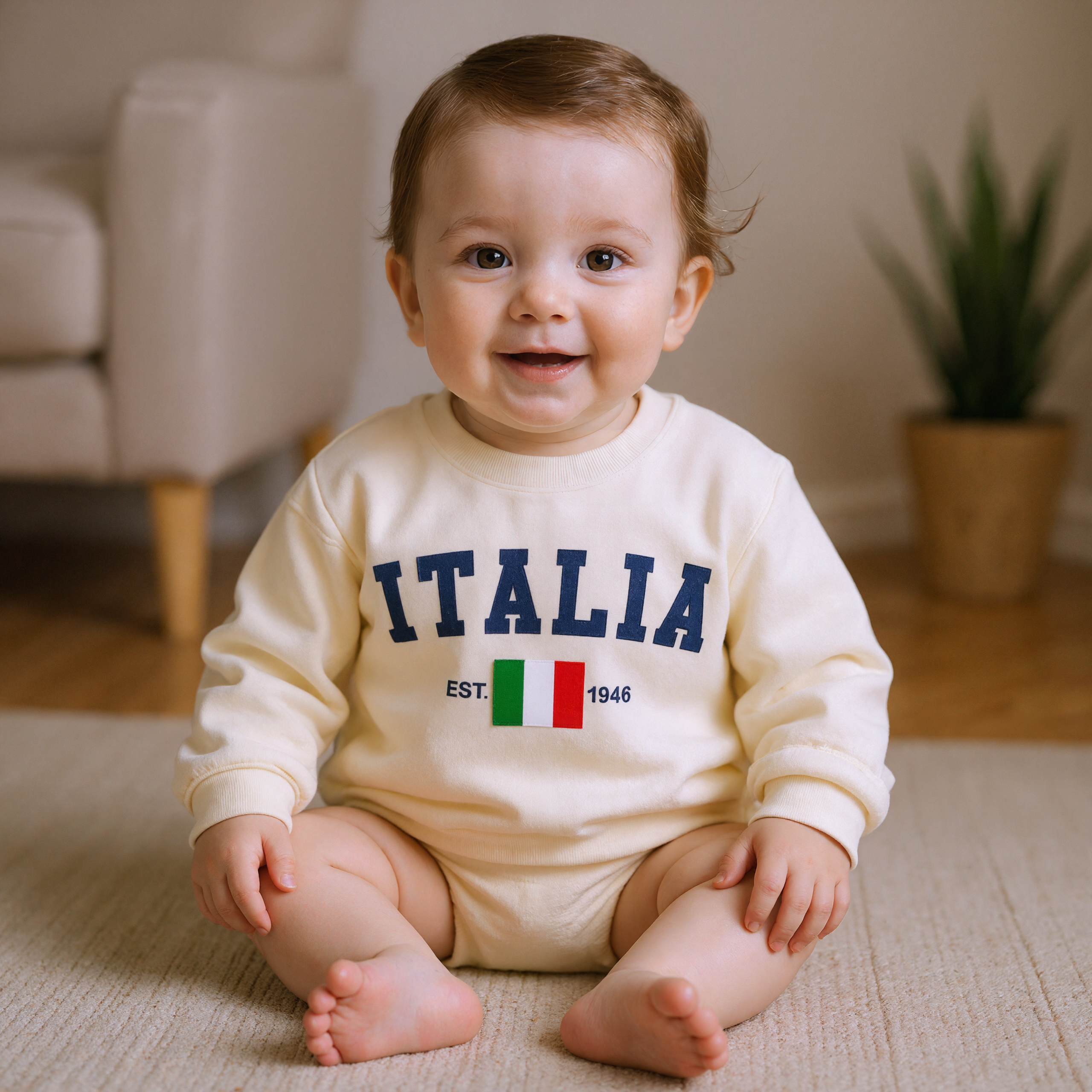 Italia Est 1946 Printed Toddler Sweatshirt