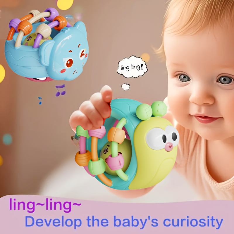 Baby Rattle Snail Elephant Puzzle Toy For Kids 