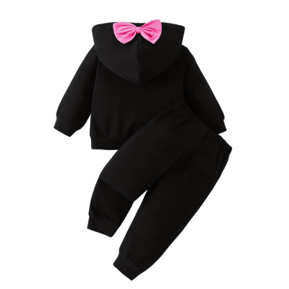 Printed Hooded Top Trousers - Children Pajamas