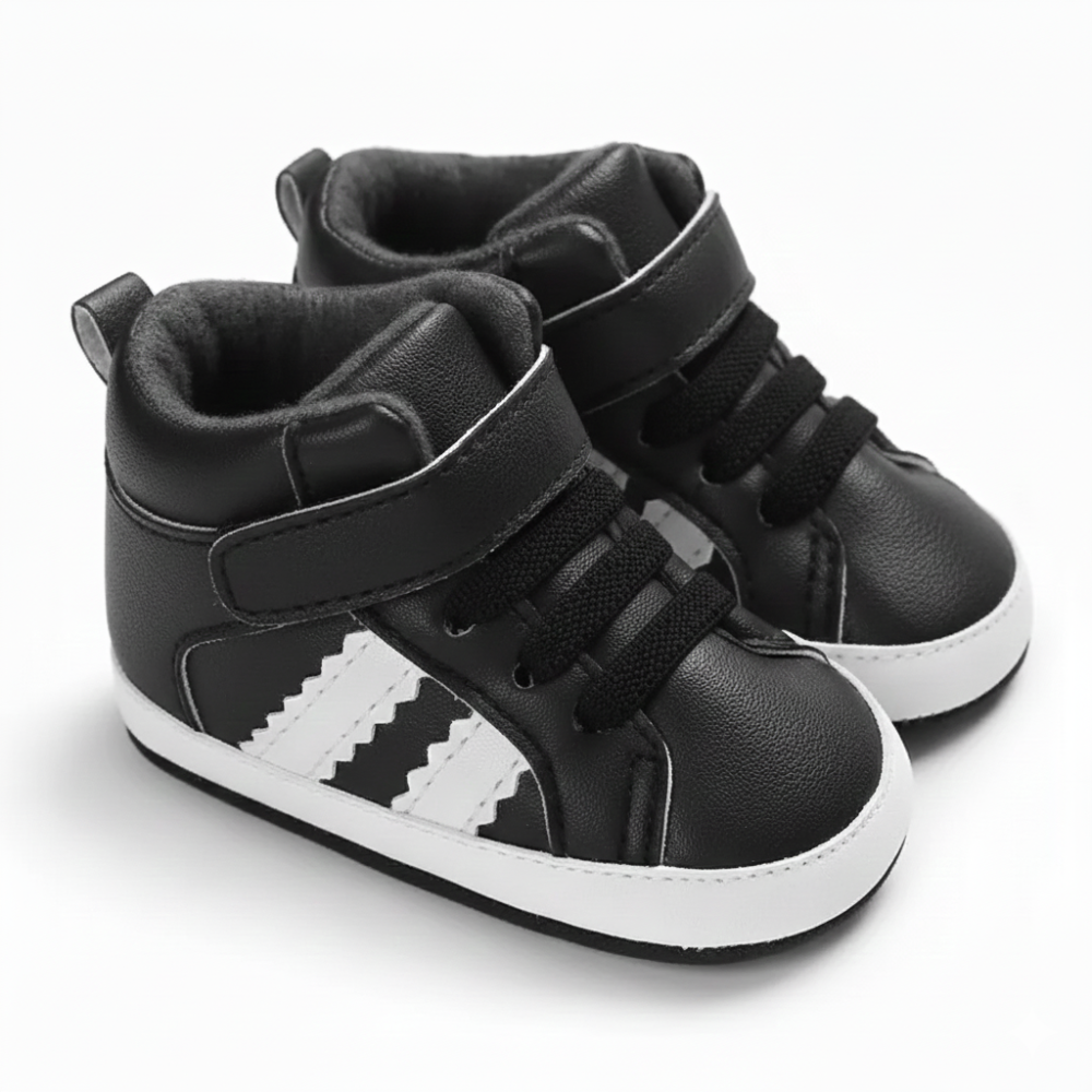 Baby Mid Top Strap Sneakers
