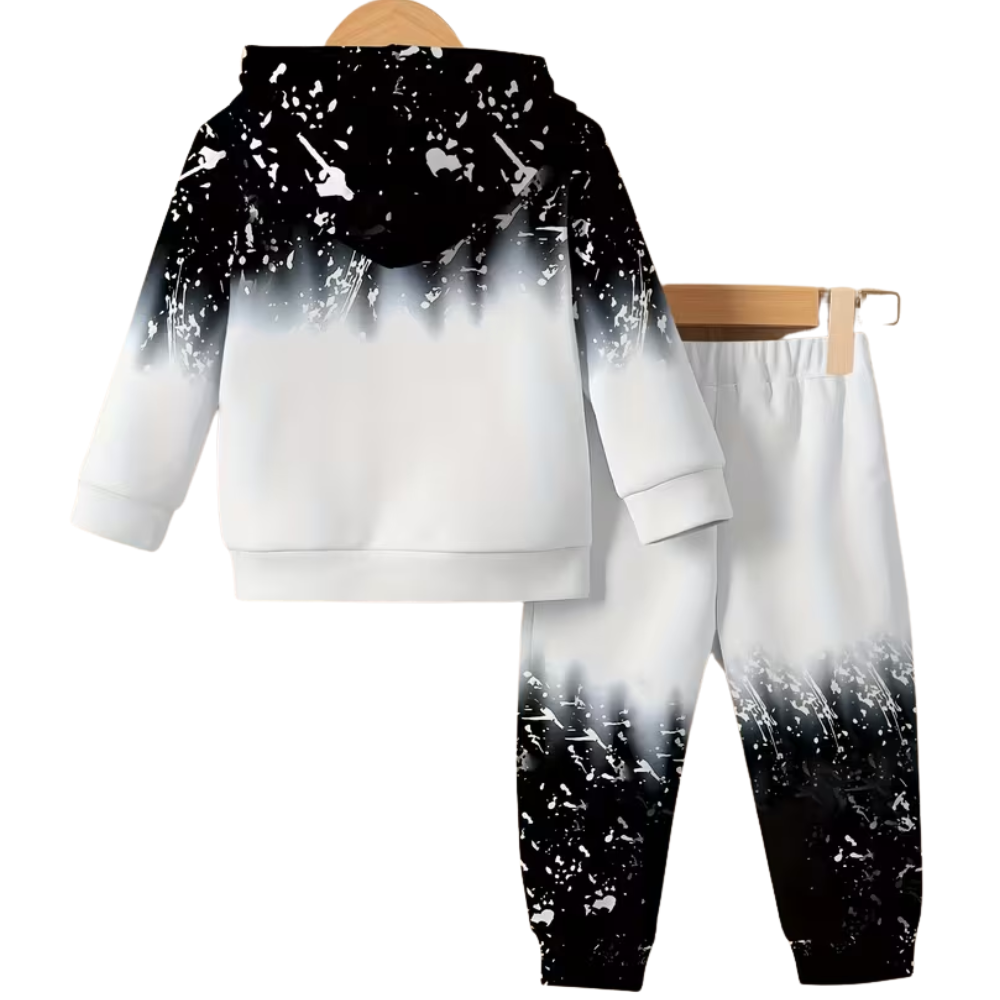 Stylish Hoodie And Pants Set With For Boys