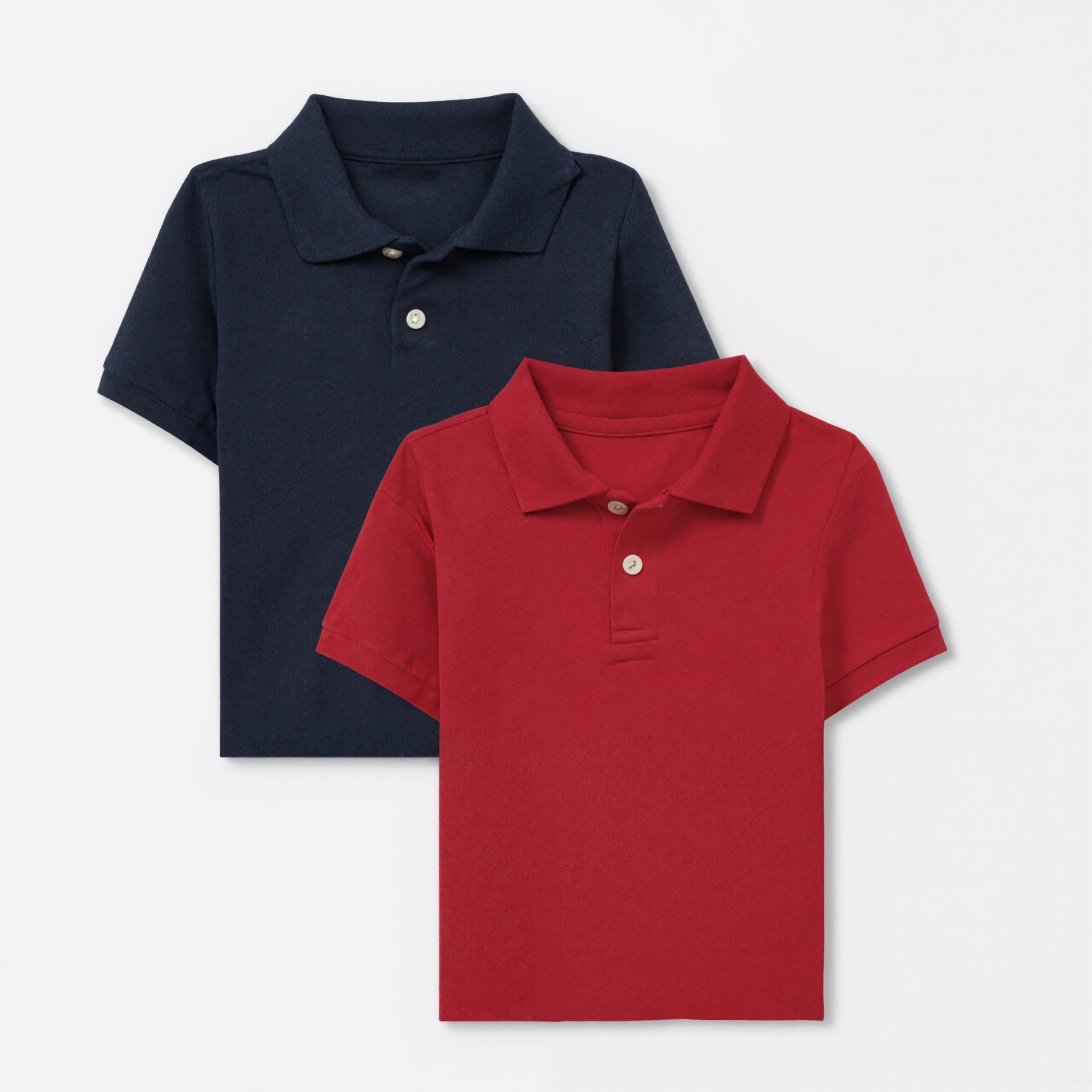 Pack Of 2 Baby And Toddler Boys Short Sleeve Polo Shirt