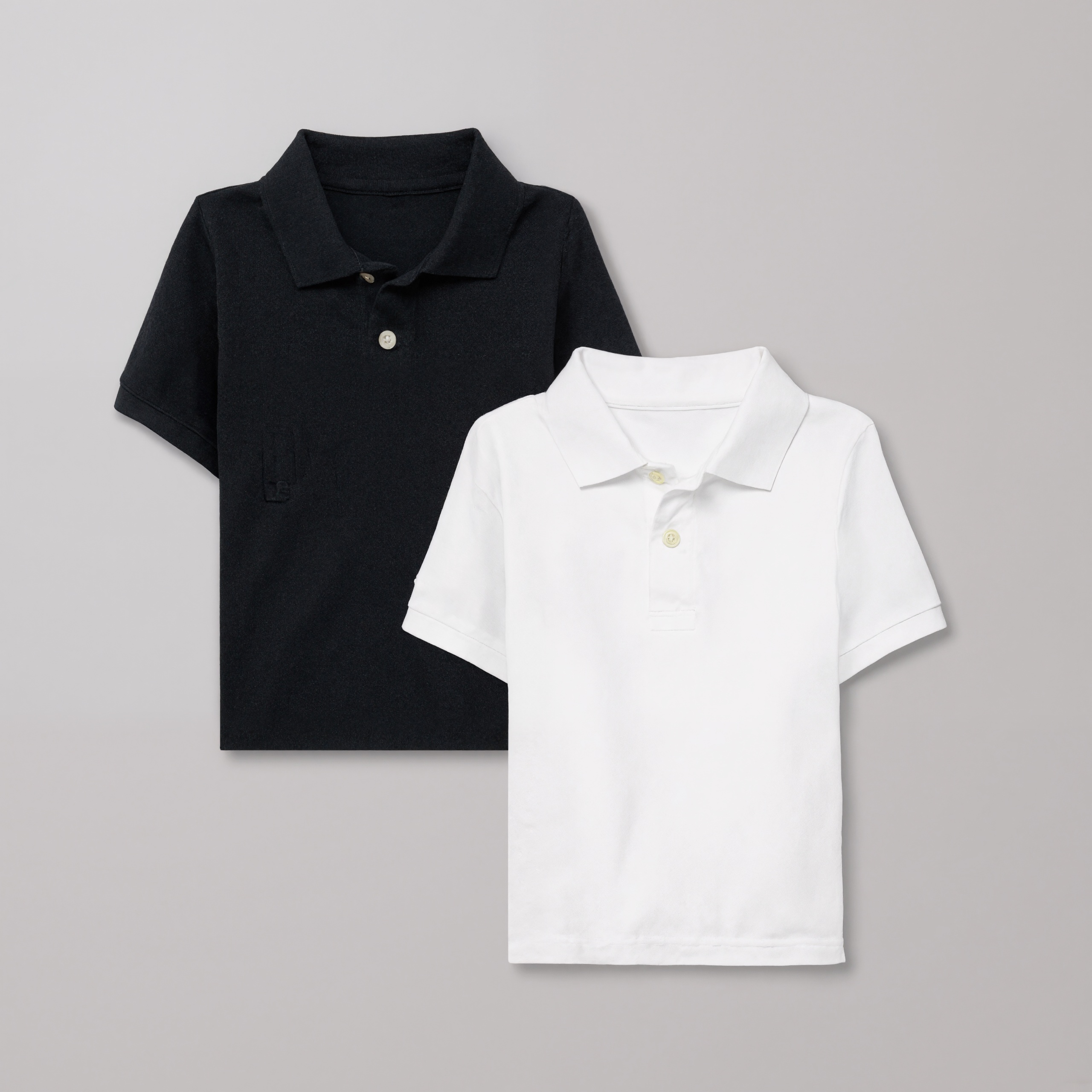 2 Pieces Baby And Toddler Uniform Soft Pique Polo T Shirt