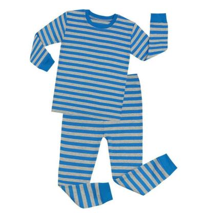 Striped Cotton Pajama Set - Children Pajamas