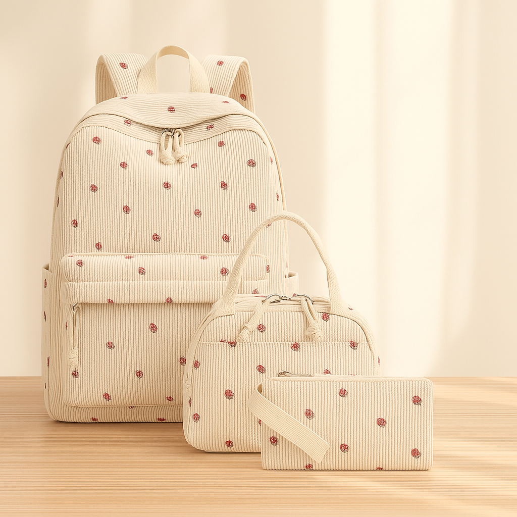 School Backpack Teens Girls Boys Kids School Book Bags With Lunch Box Pencil Bag