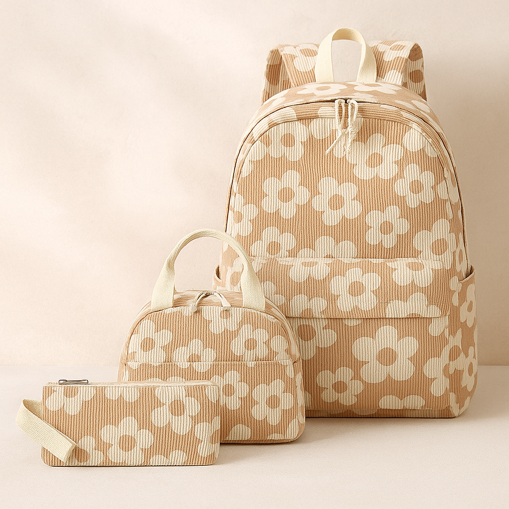 School Backpack Teens Girls Boys Kids School Book Bags With Lunch Box Pencil Bag