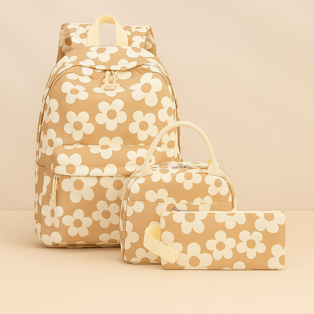 School Backpack Teens Girls Boys Kids School Book Bags With Lunch Box Pencil Bag