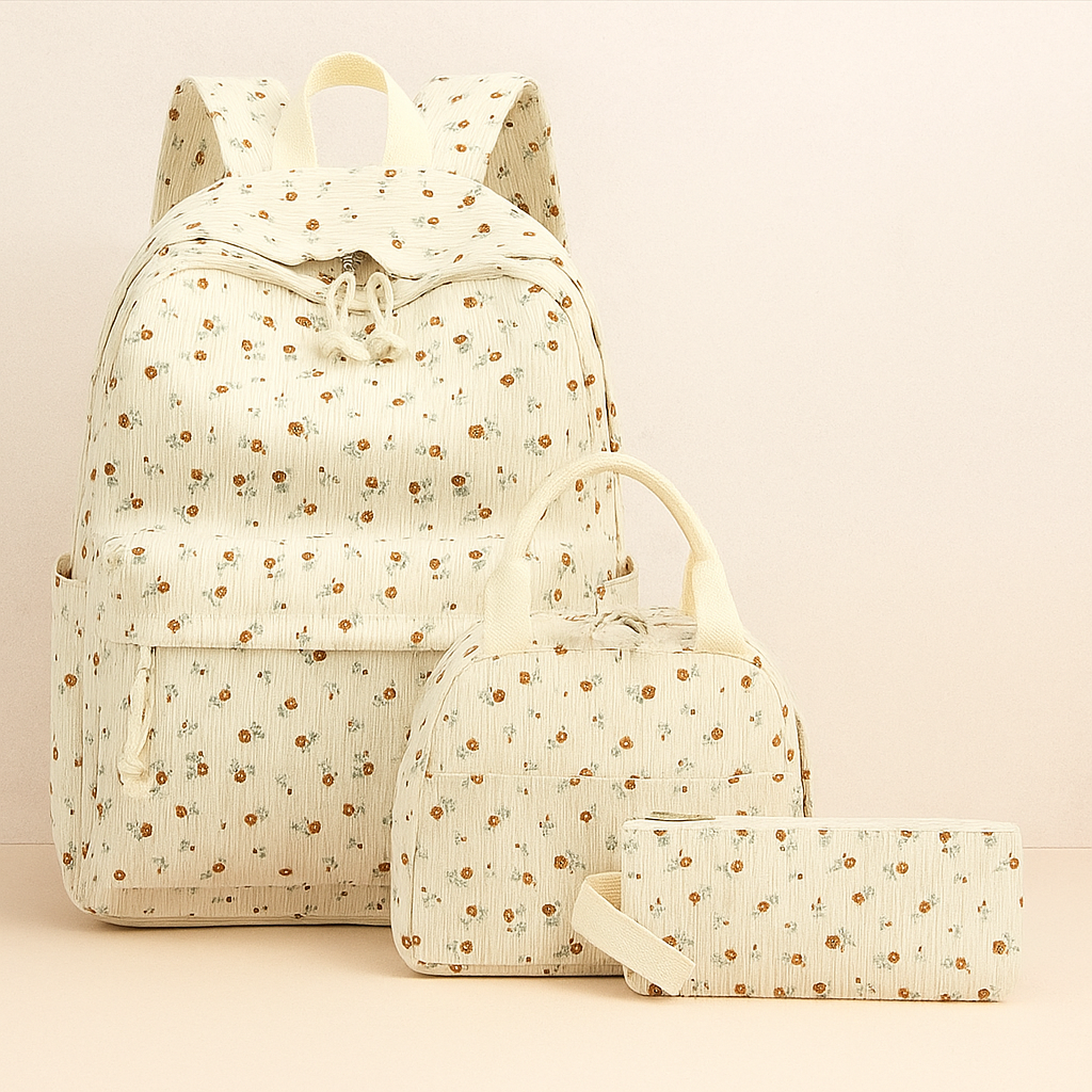 School Backpack Teens Girls Boys Kids School Book Bags With Lunch Box Pencil Bag