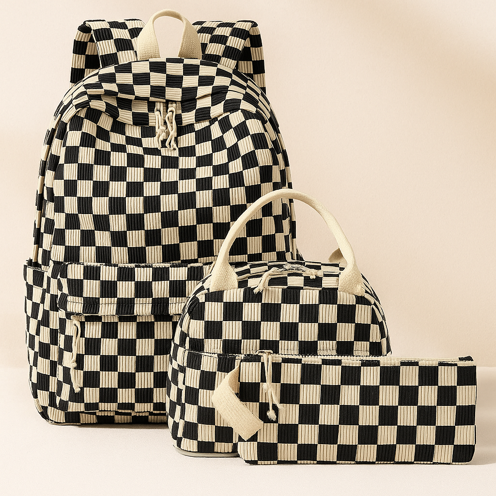 School Backpack Teens Girls Boys Kids School Book Bags With Lunch Box Pencil Bag