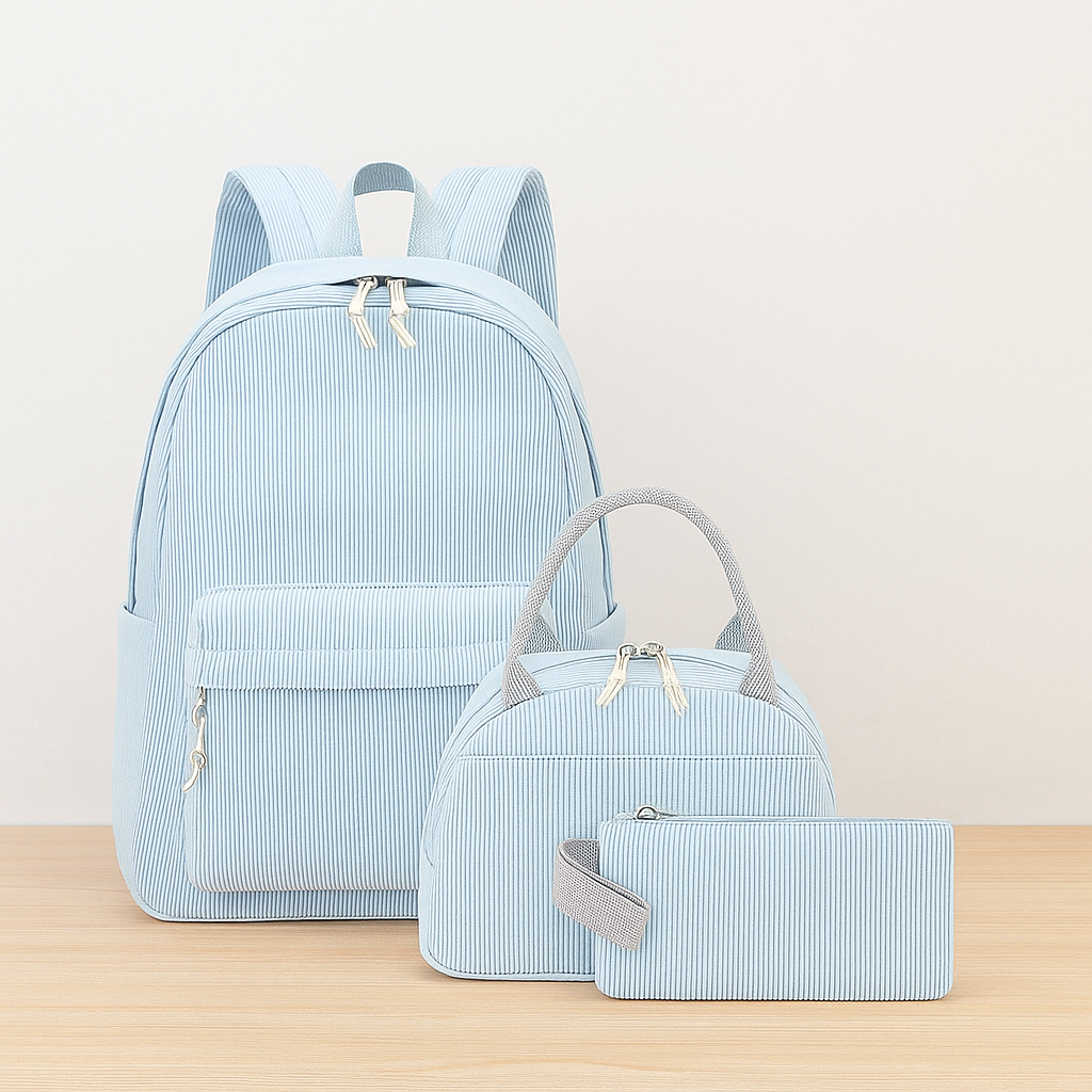 School Backpack Teens Girls Boys Kids School Book Bags With Lunch Box Pencil Bag