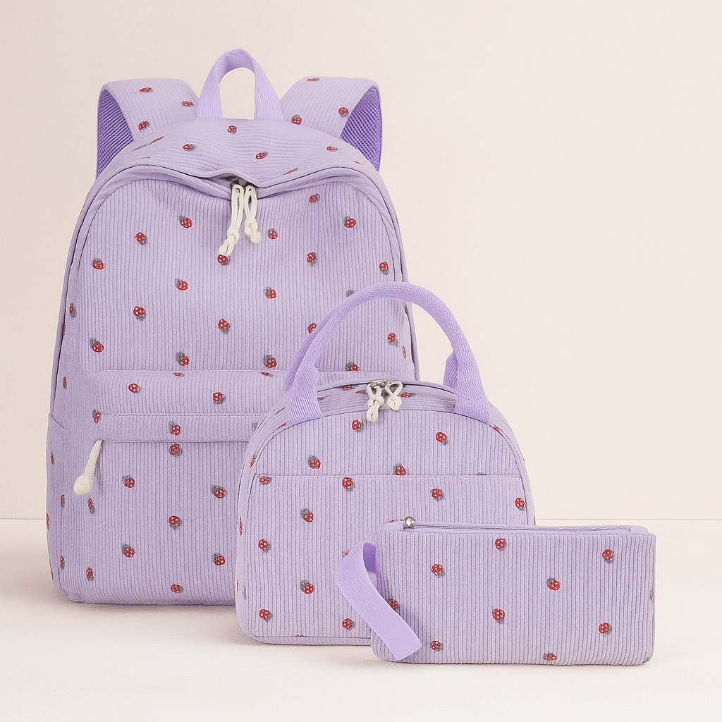 School Backpack Teens Girls Boys Kids School Book Bags With Lunch Box Pencil Bag