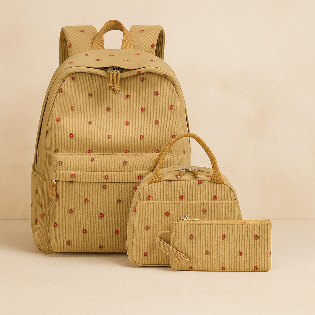 School Backpack Teens Girls Boys Kids School Book Bags With Lunch Box Pencil Bag