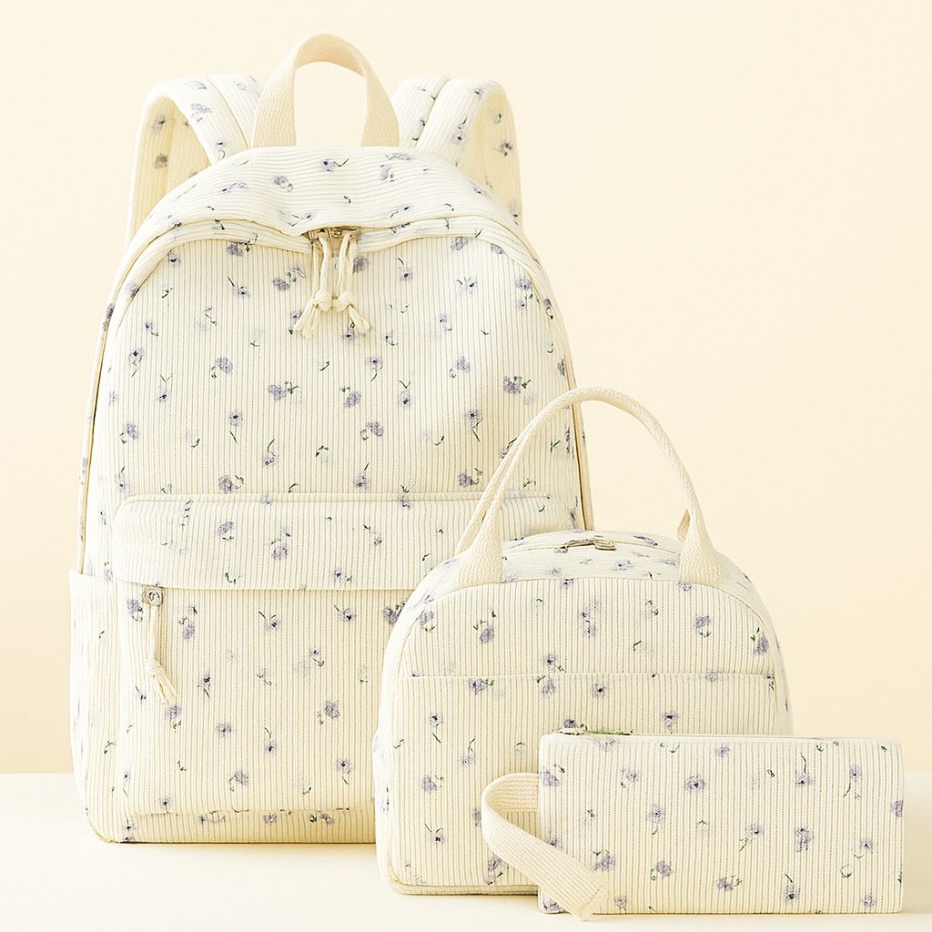 School Backpack Teens Girls Boys Kids School Book Bags With Lunch Box Pencil Bag