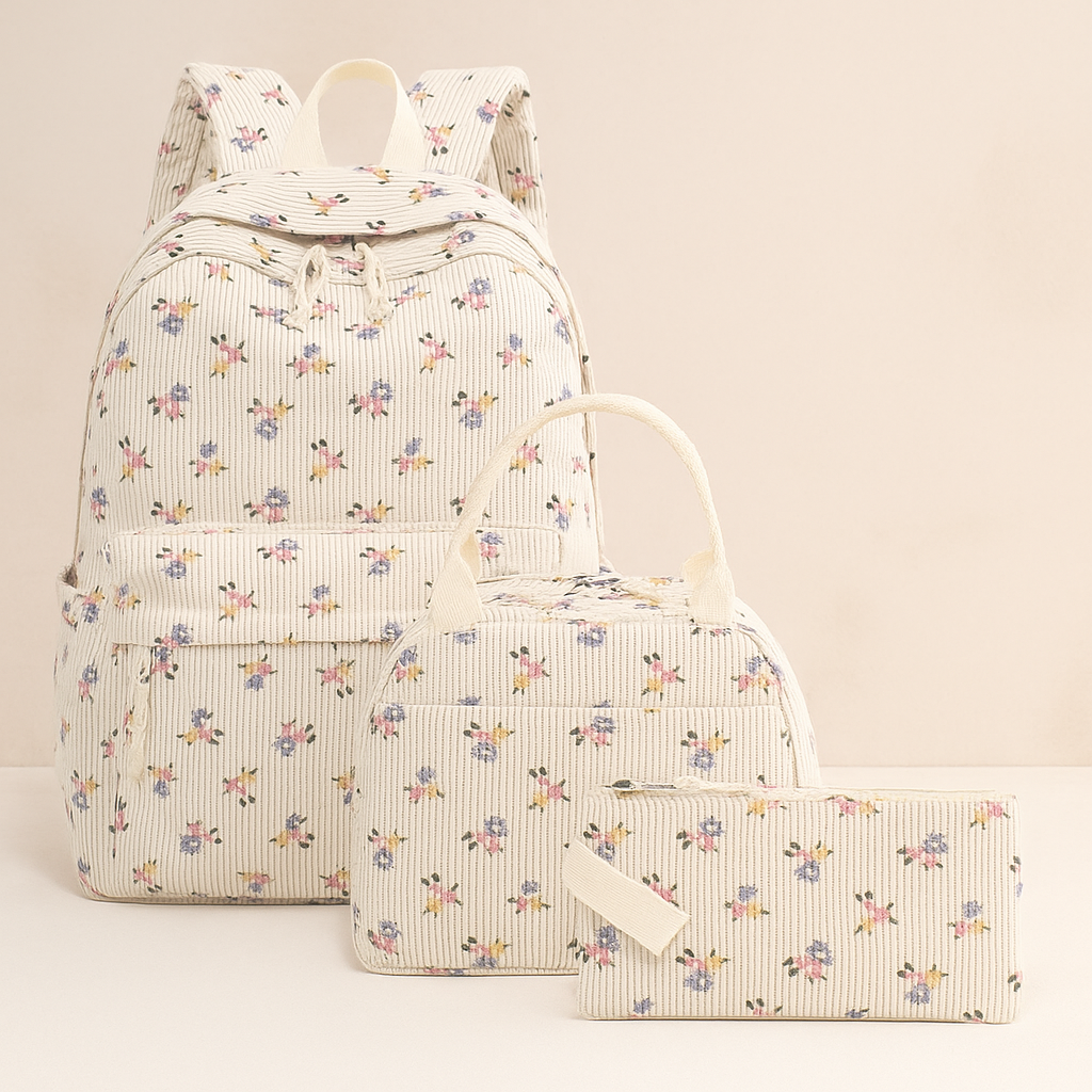 School Backpack Teens Girls Boys Kids School Book Bags With Lunch Box Pencil Bag