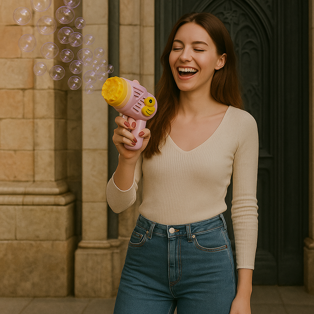 Multi Hole Bubble Gun Toy