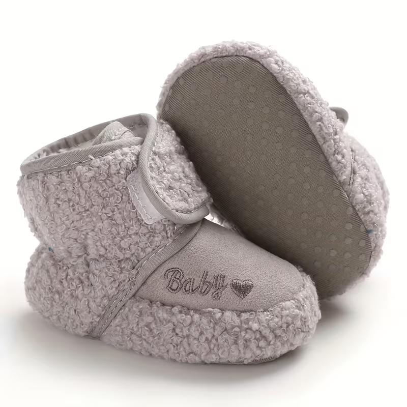 Winter Crib Shoes For Toddlers With Soft Fabric Lining