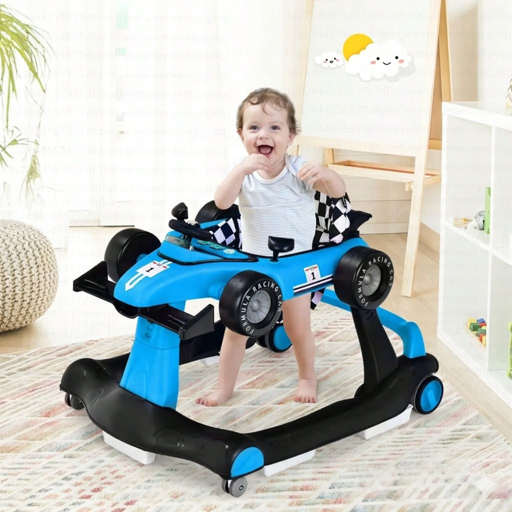 4-in-1 Foldable Adjustable Baby Activity Walker