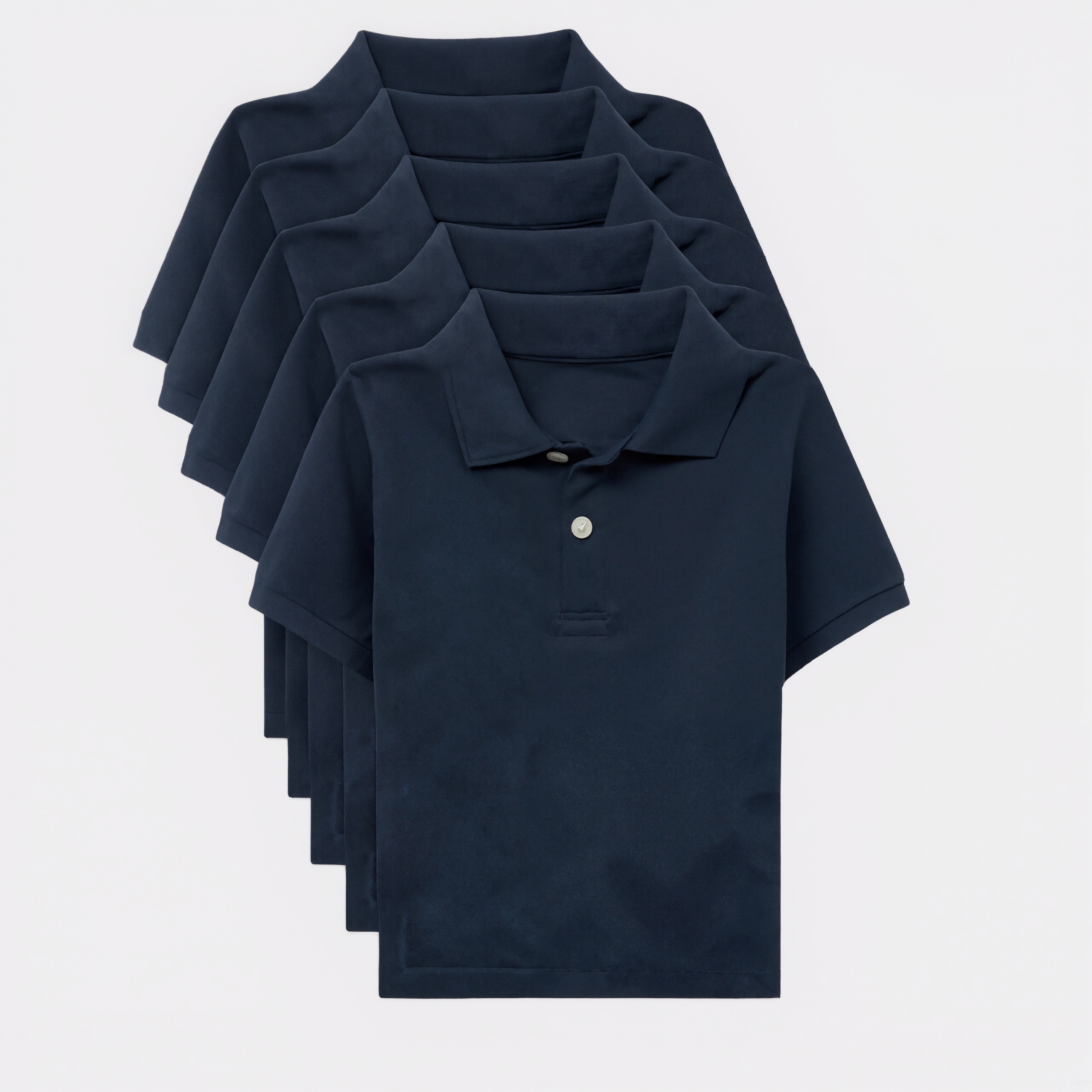 Pack Of 5 Soft Pique Polo TShirt For Baby And Toddler