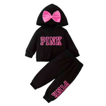 Printed Hooded Top Trousers - Children Pajamas