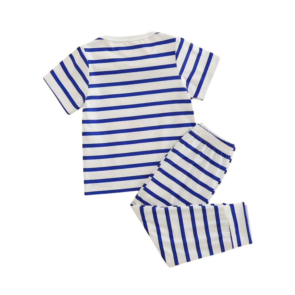 Cute Mickey New Flame Retardant Fabric Fashion Pajama Short Sleeve T-Shirt and Long Pants