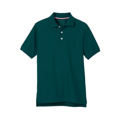 Boys Short Sleeve Pique Uniform Shirt