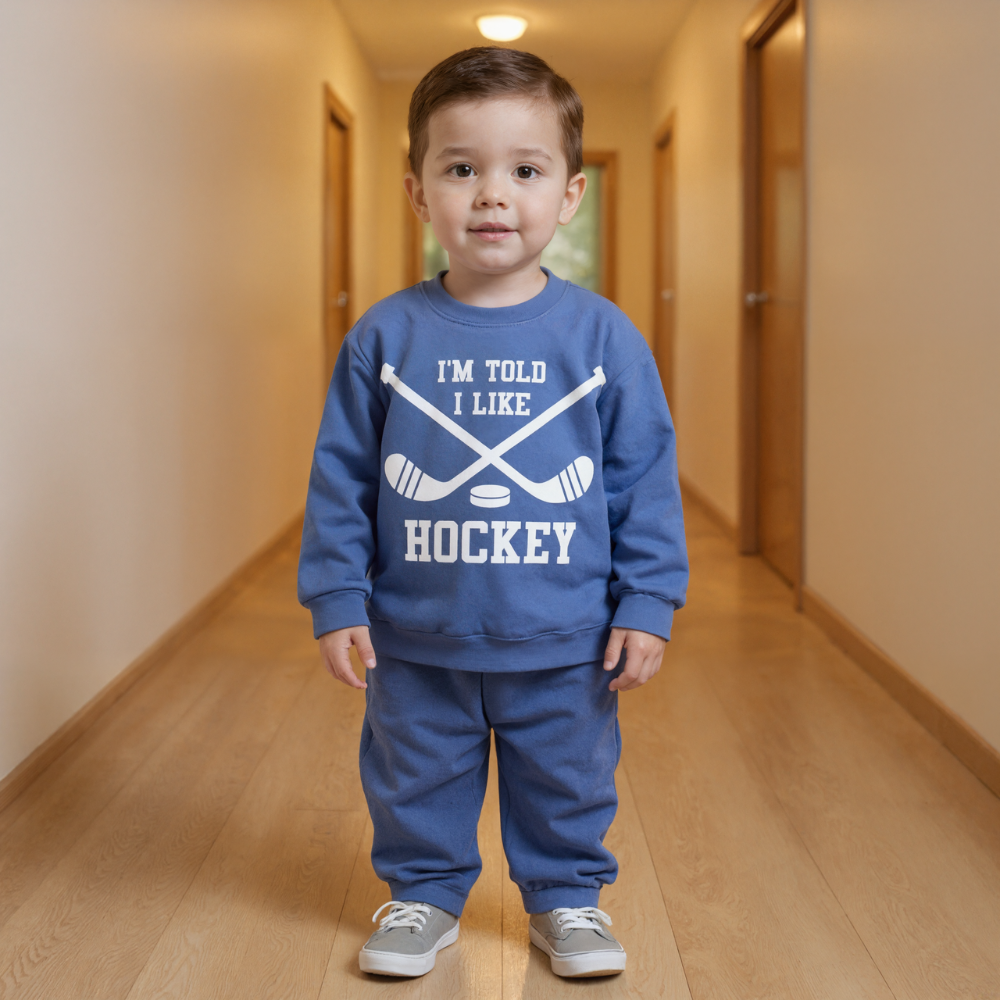 Baby Hockey Sweatsuit Set