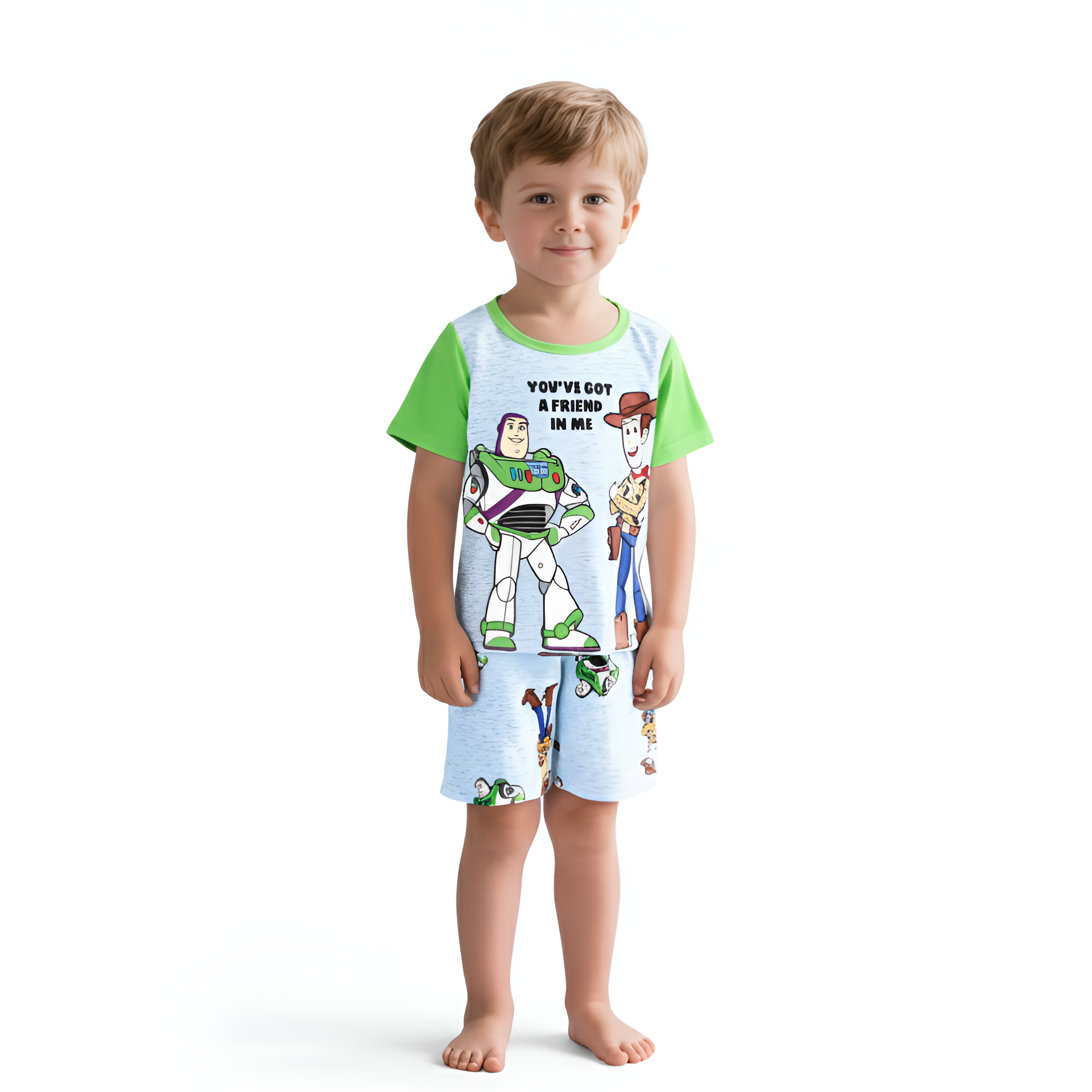 Summer New Flame-Retardant Fabric Fashion Pajama Set