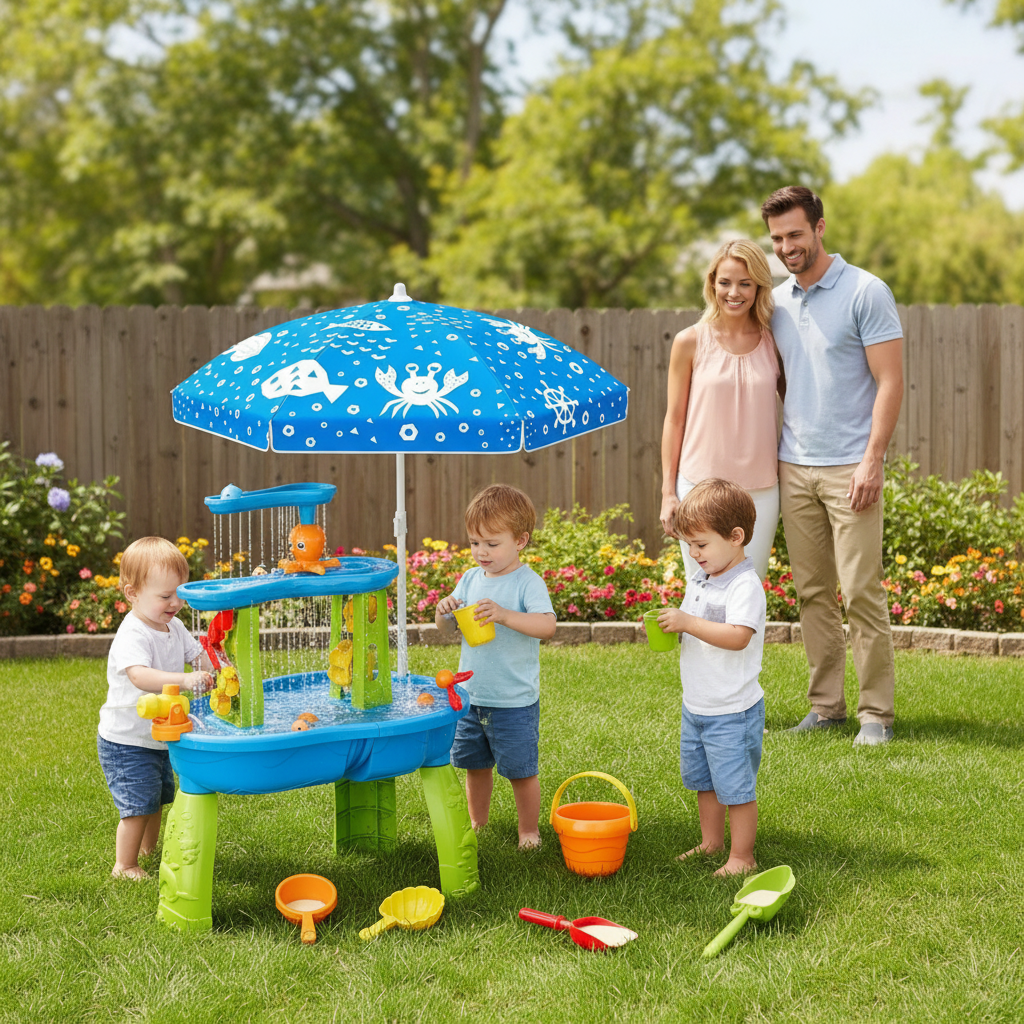 3 Tier Water Table For Toddlers Kids Sand Adjustable